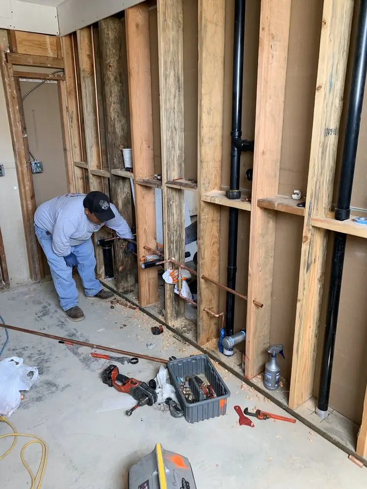 Commercial rough-in plumbing for Gas Line Repair in Morrison